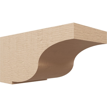 7in. W X 14in. D X 7in. H Series 3 Wide Van Buren Rough Cedar Woodgrain TimberThane Corbel, Tan